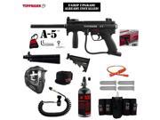 Tippmann A 5 w Selector Switch E Grip Maddog Elite Remote HPA Paintball Gun Package Black