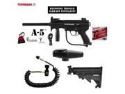 Tippmann A 5 w Response Trigger Paintball Gun Standard Remote Coil Stock Combo Package Black