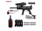 Tippmann X7 Phenom Advanced Paintball Gun Package Black