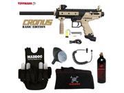 Tippmann Cronus Basic Tactical Lieutenant Paintball Gun Package Black Tan