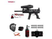 Tippmann X7 Phenom Mechanical Maddog Elite HPA Paintball Gun Package Black