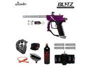 Azodin Blitz 3 Electronic Maddog Elite CO2 Paintball Gun Package Purple