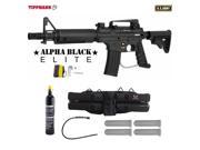 Tippmann U.S. Army Alpha Black Elite Tactical 9oz. CO2 Paintball Gun Package Black