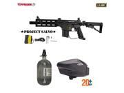 Tippmann U.S. Army Project Salvo HPA Paintball Gun Package Black