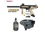 Tippmann Cronus Basic Tactical Advanced HPA Paintball Gun Package Black Tan