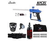 Azodin Kaos Beginner HPA Paintball Gun Package Blue Silver