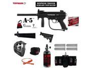 Tippmann A 5 w Response Trigger Maddog Elite HPA Paintball Gun Package Black