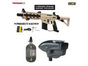 Tippmann U.S. Army Project Salvo w E Grip Advanced HPA Paintball Gun Package Tan