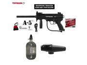 Tippmann A 5 w Response Trigger HPA Paintball Gun Package Black