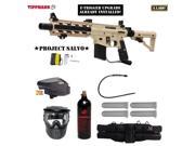Tippmann U.S. Army Project Salvo w E Grip Gold Paintball Gun Package Tan