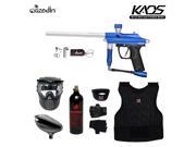 Azodin Kaos Beginner Protective CO2 Paintball Gun Package Blue Silver