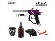 Azodin Blitz 3 1 Star Nitro Paintball Gun Package Purple