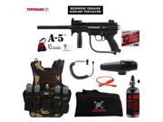 Tippmann A 5 w Response Trigger Maddog Lieutenant HPA Tactical Camo Vest Paintball Gun Package Black