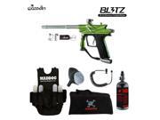 Azodin Blitz 3 Lieutenant HPA Paintball Gun Package Green