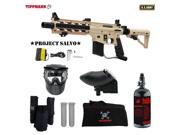 Tippmann U.S. Army Project Salvo HPA Paintball Gun Package Tan