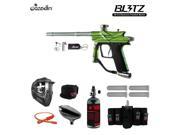 Azodin Blitz 3 Electronic Maddog Elite HPA Paintball Gun Package Green