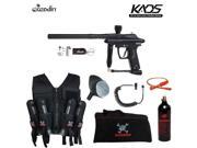 Azodin Kaos Maddog Lieutenant Sport Vest Paintball Gun Package Black