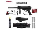 Tippmann A 5 w Response Trigger 12oz. CO2 Paintball Gun Package Black