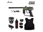 Azodin ATS Beginner Protective CO2 Paintball Gun Package Camo Black