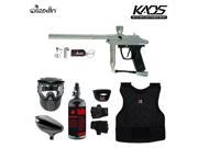 Azodin Kaos Beginner Protective HPA Paintball Gun Package Gunmetal Blue