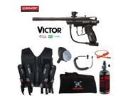 Spyder Victor Maddog Lieutenant HPA Sport Vest Paintball Gun Package Black