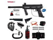 Tippmann 98 Custom ACT Platinum Series Maddog Elite Remote HPA Paintball Gun Package Black