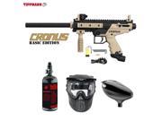 Tippmann Cronus Basic Tactical Beginner HPA Paintball Gun Package Black Tan