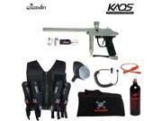Azodin Kaos Maddog Lieutenant Sport Vest Paintball Gun Package Gunmetal Blue