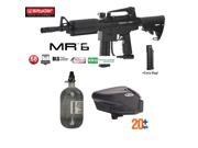 Spyder MR6 w DLS Spare FS 9 Round Magazine HPA Paintball Gun Package Black