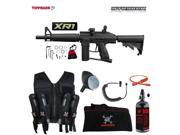 Tippmann Stryker XR1 Maddog Lieutenant HPA Sport Vest Paintball Gun Package Black