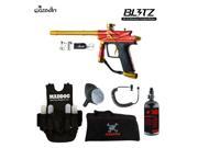 Azodin Blitz 3 Lieutenant HPA Paintball Gun Package Orange