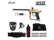 Azodin Kaos Beginner CO2 Paintball Gun Package Gold Black