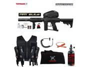 Tippmann Stryker AR1 Elite Maddog Lieutenant HPA Sport Vest Paintball Gun Package Black