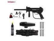 Tippmann A 5 Standard 12oz. CO2 Paintball Gun Package Black
