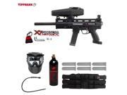 Tippmann X7 Phenom Mechanical Titanium Paintball Gun Package Black