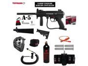 Tippmann A 5 w Selector Switch E Grip Maddog Elite Remote CO2 Paintball Gun Package Black