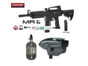 Spyder MR6 w DLS Spare FS 9 Round Magazine Advanced HPA Paintball Gun Package Black