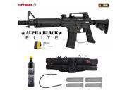 Tippmann U.S. Army Alpha Black Elite Tactical 12oz. CO2 Paintball Gun Package Black