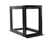 15U 4 Post Open Frame Server Rack Enclosure 19 Adjustable Depth .Warehouse in USA!