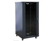 22U Wall Mount Network Server Cabinet Rack Enclosure Glass Door Lock 600mm Deep Warehouse in USA