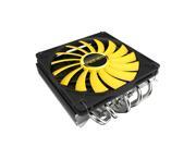 Reeven STEROPES CPU Cooler 120mm Low Profile Type INTEL AMD RC 1206b Black Yellow