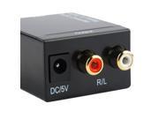 Digital Optical Coaxial Toslink Signal to Analog Audio Converter Adapter