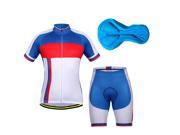 NFS 313 Silica Gel Cushion Cycling Clothing Sets Short Sleeves Breathable