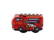 Retro Classic Firefighter Fire Engine Truck Clockwork Wind Up Tin Toys