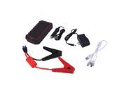 Multifunction Car Emergency Jump Start 10000mAh Power Supply Charger Booster Black red