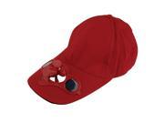 Summer Sport Outdoor Hat Cap with Solar Sun Power Cool Fan For Cycling