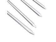 Outdoor Picnic Camping Fishing Canopy Tent Pegs Stakes Nails Ground Pin Silver 12pcs