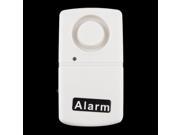 Wireless Window Door Security Vibration Detector Alarm 110db LD 02 White