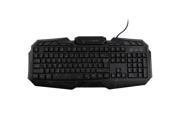 GX777 Ergonomic USB Wired Gamer Crackle LED Gaming Keyboard Non Mechanical