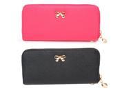 Hot Fashion Women Girls Zipper Clutch Bag Wallet Large Capacity Bow Wallet